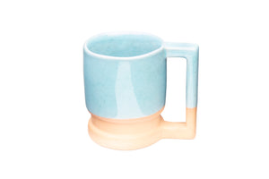 Modern Longitudinal Mug – Perfect for Mocha & Longo Flat White | Stylish Ceramic Coffee Cup