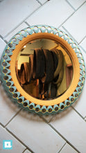 Load image into Gallery viewer, Tire upcycled Mirror